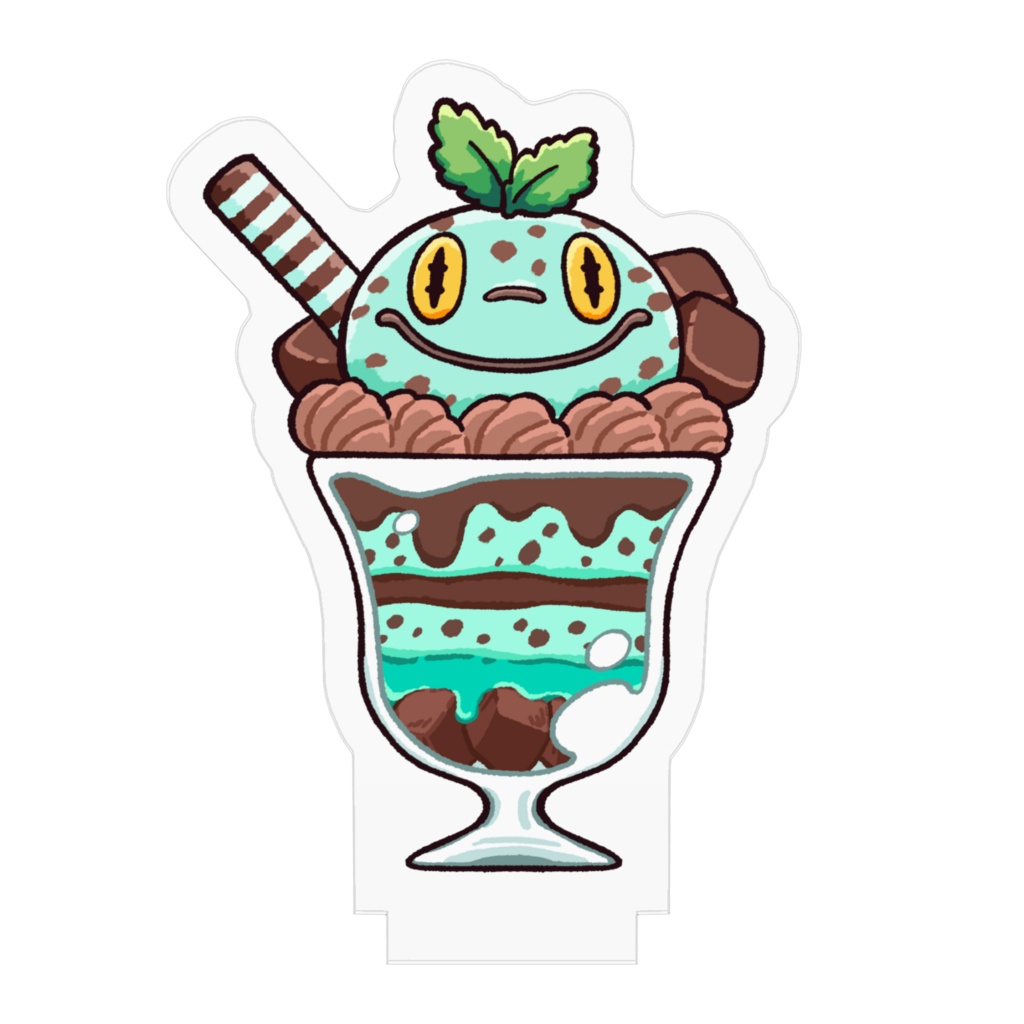 【アクスタ】チョコミントッケイパフェ