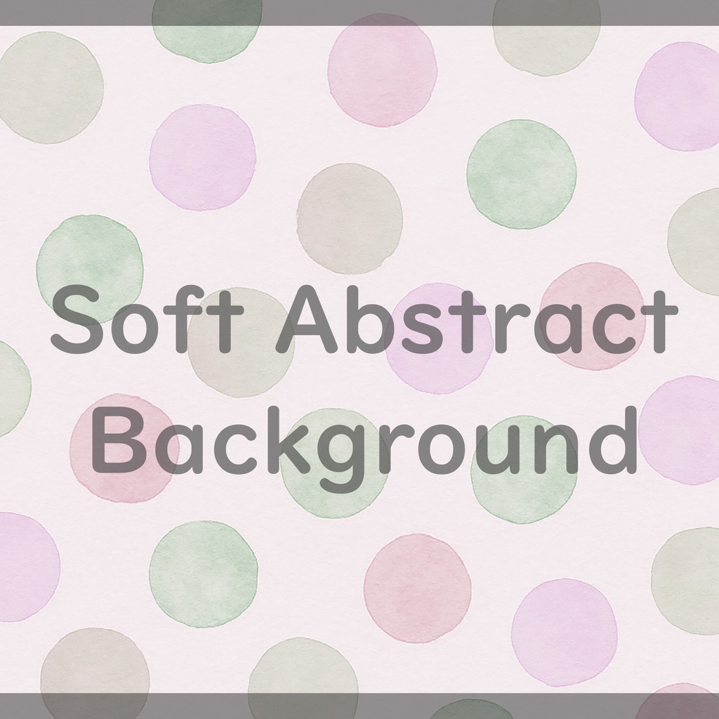 03_パステルドット背景素材|ソフトな水彩風アブストラクト(4色セット)