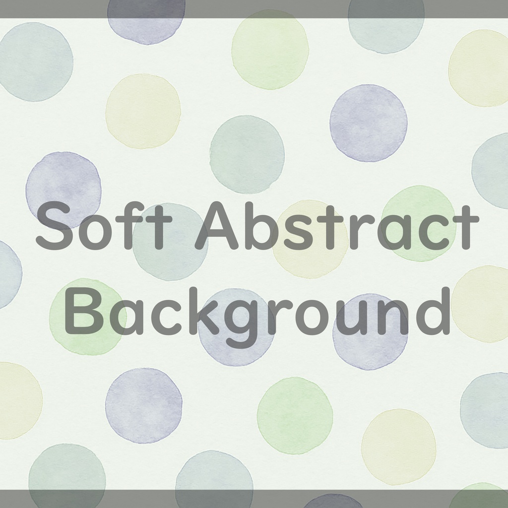 04_パステルドット背景素材|ソフトな水彩風アブストラクト(4色セット)