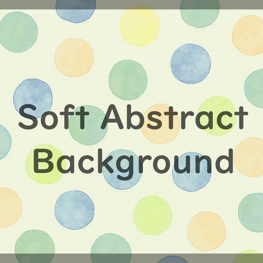 01_パステルドット背景素材|ソフトな水彩風アブストラクト(8色セット)