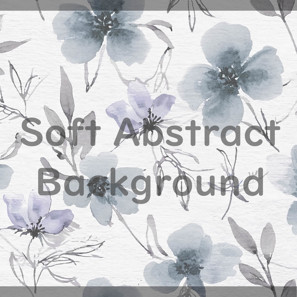 07_やさしい水彩フラワー背景素材|ナチュラルボタニカル(12色セット)