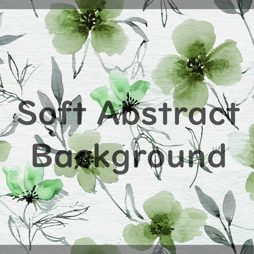 07_やさしい水彩フラワー背景素材|ナチュラルボタニカル(12色セット)