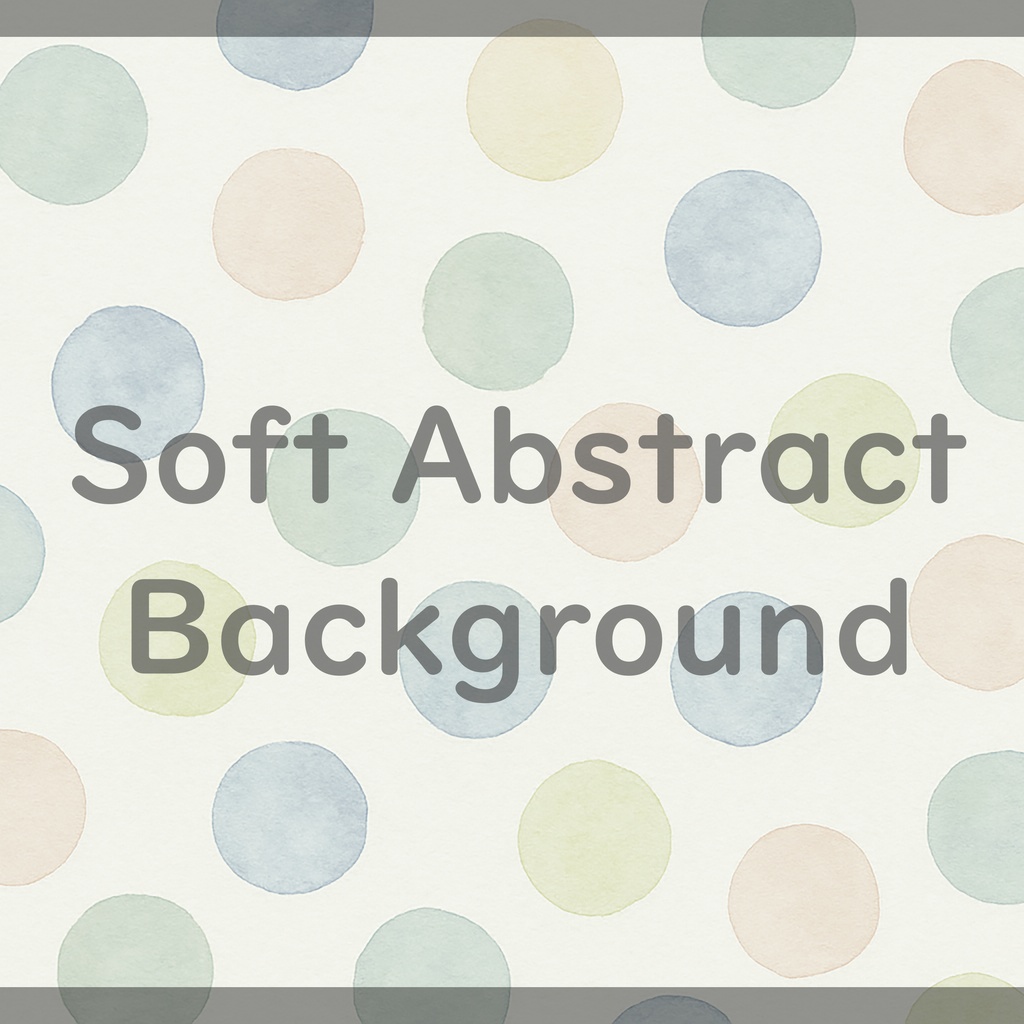 08_パステルドット背景素材|ソフトな水彩風アブストラクト(16色セット)