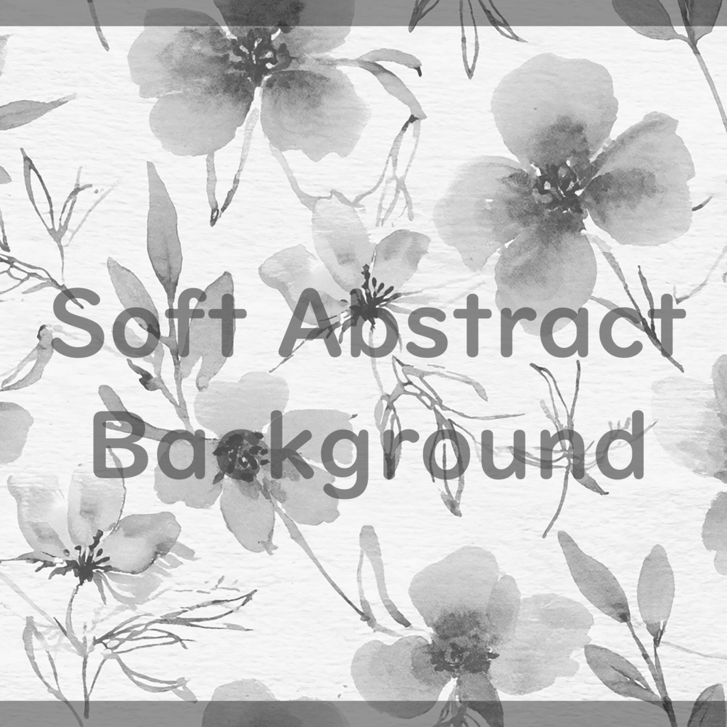 08_やさしい水彩フラワー背景素材|ナチュラルボタニカル(16色セット)