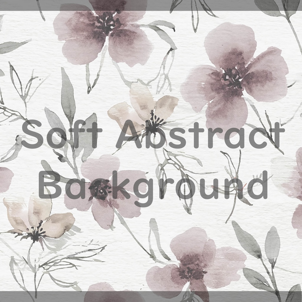 08_やさしい水彩フラワー背景素材|ナチュラルボタニカル(16色セット)