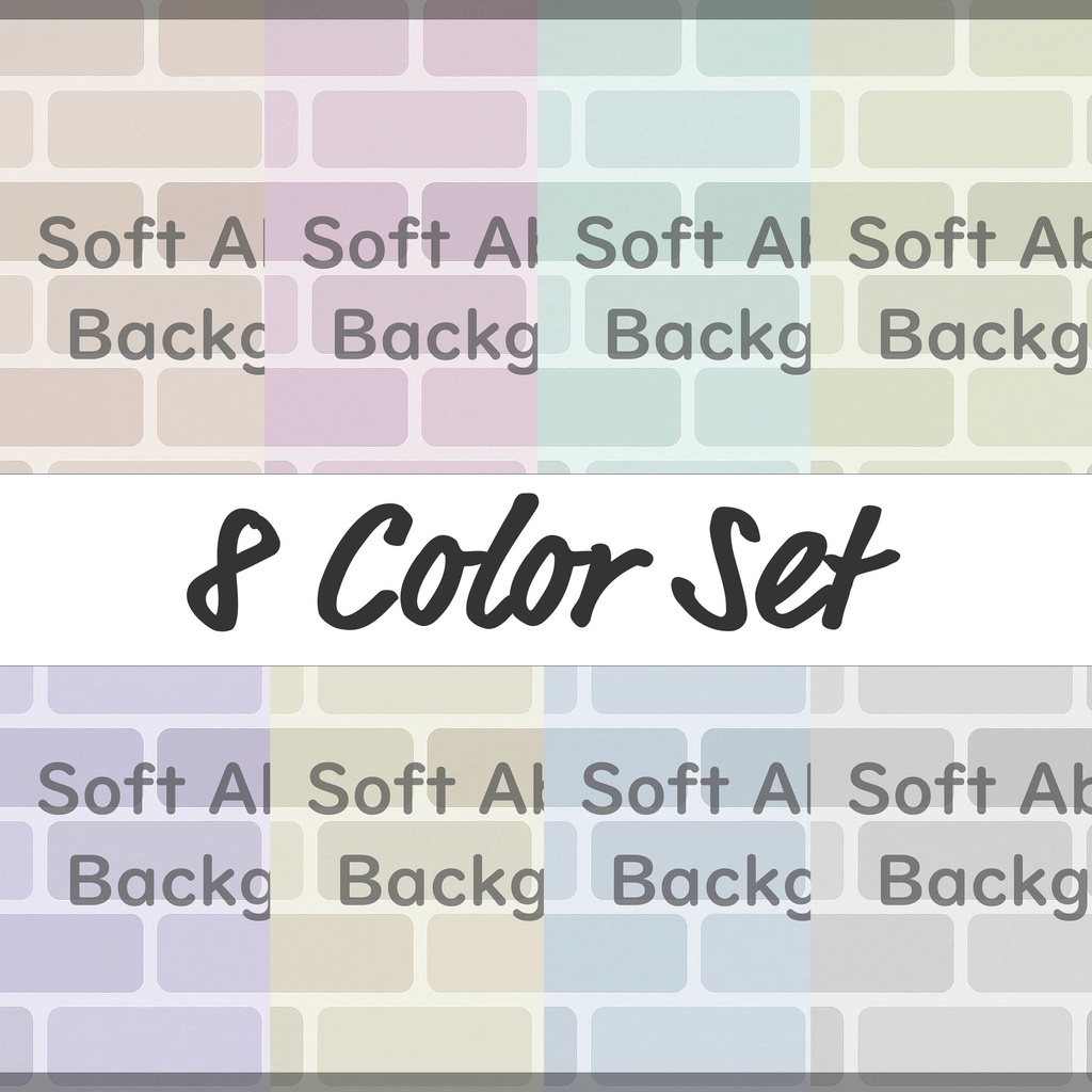 06_やさしい角丸タイル背景素材｜淡色グラデーション抽象テクスチャ（8色セット）