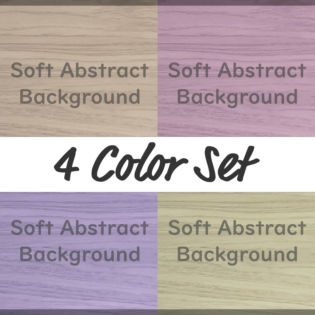 03_やさしい木目テクスチャ背景素材｜ナチュラルウッド（4色セット）