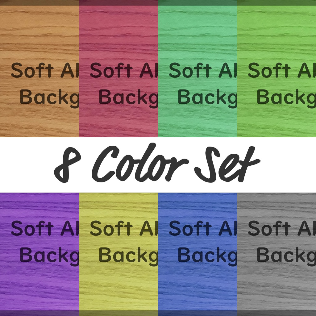 05_やさしい木目テクスチャ背景素材｜ナチュラルウッド（8色セット）