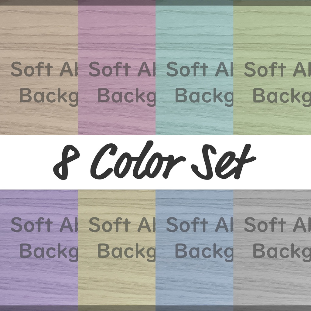 06_やさしい木目テクスチャ背景素材｜ナチュラルウッド（8色セット）