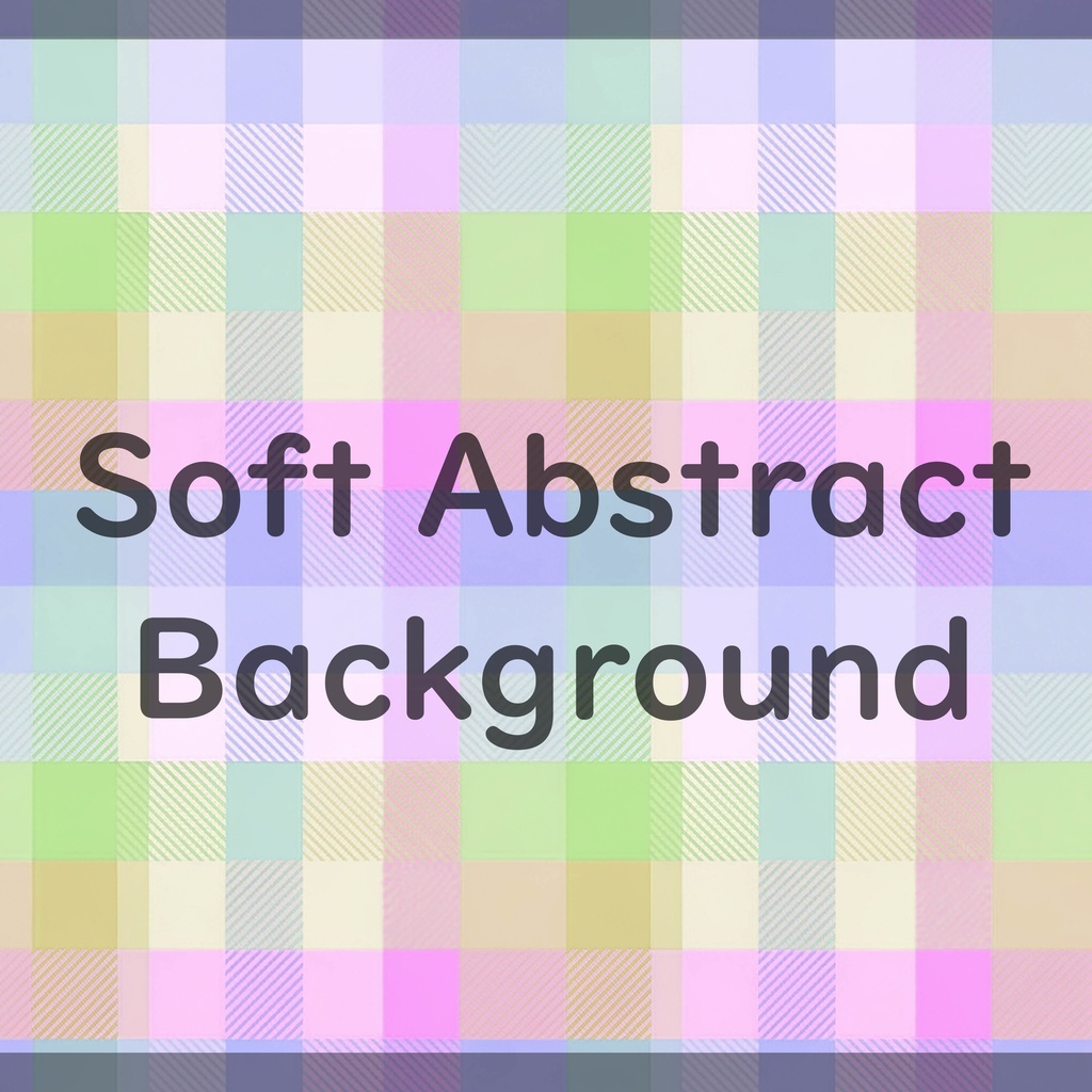 01_やさしい色合いのパステルチェック背景素材|淡色グリッドパターン(4枚セット)