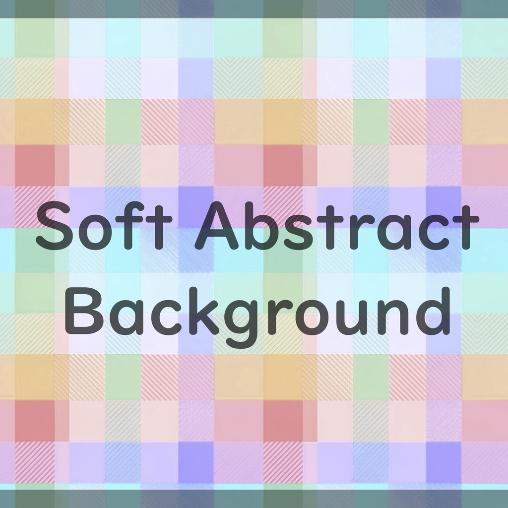 07_やさしい色合いのパステルチェック背景素材|淡色グリッドパターン(12枚セット)
