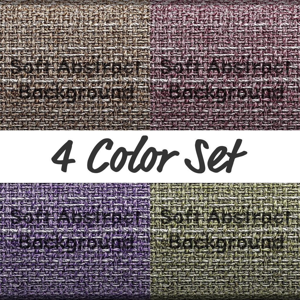 01_ナチュラル麻織りテクスチャ背景素材｜リネンファブリック（4色セット）