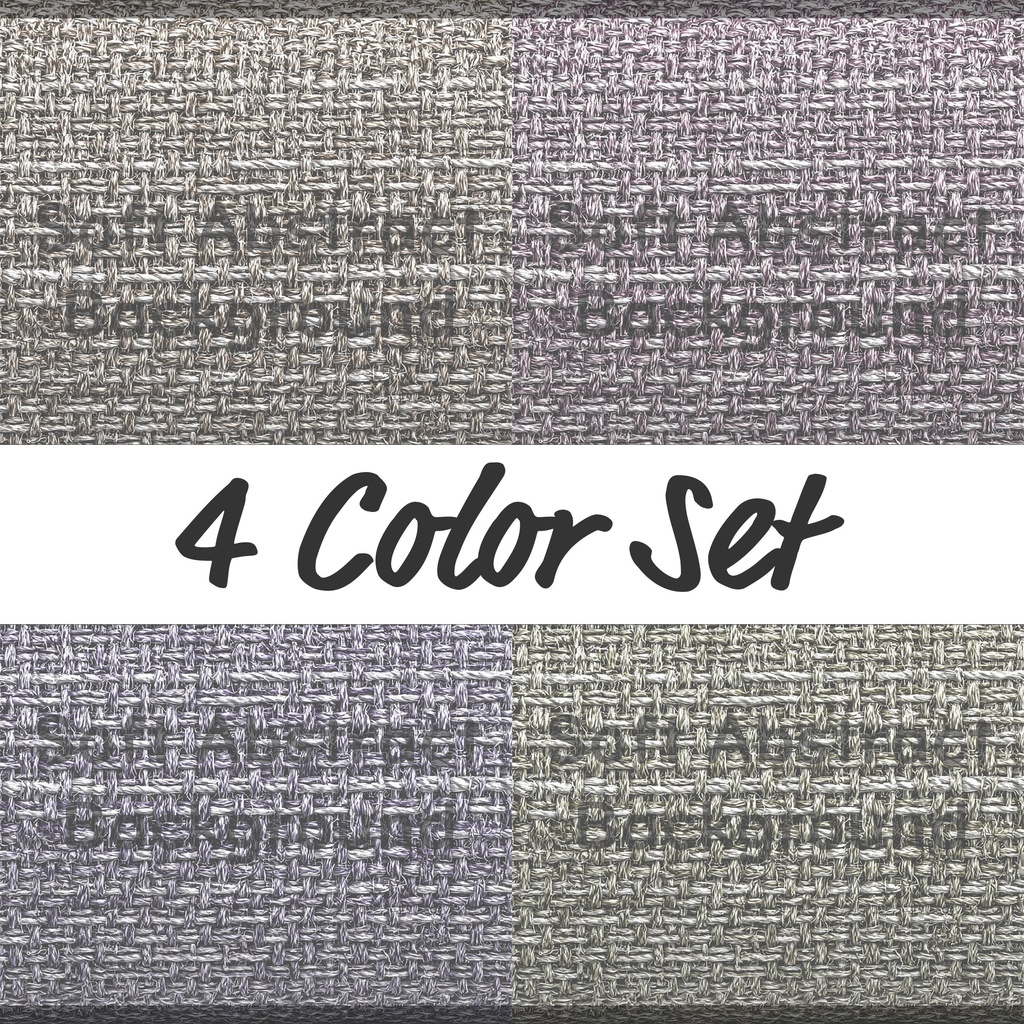 03_ナチュラル麻織りテクスチャ背景素材｜リネンファブリック（4色セット）