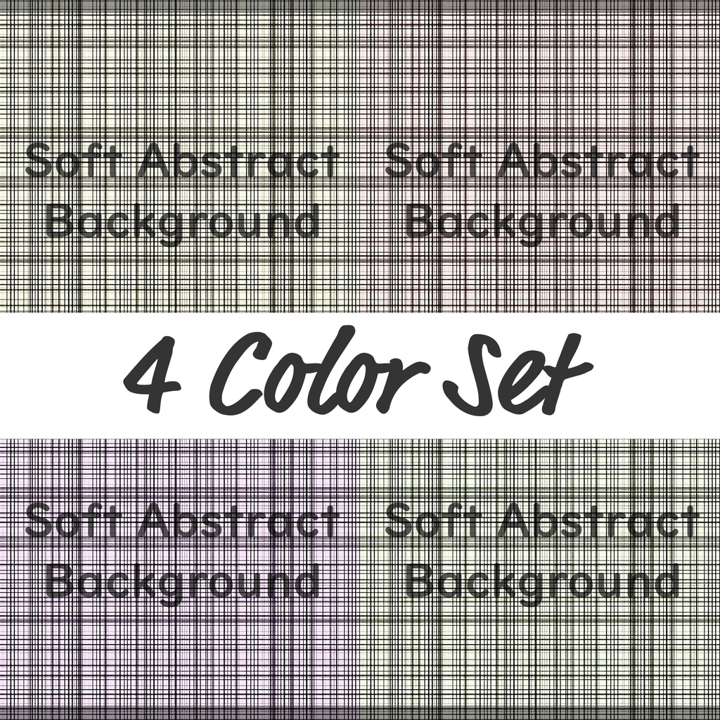 01_静かな交差線の抽象チェック背景素材｜洗練モダンデザイン（4色セット）