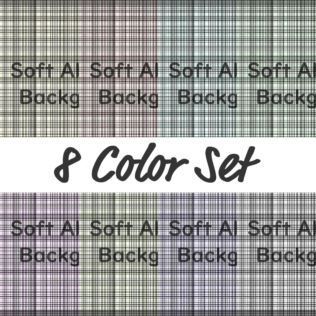 05_静かな交差線の抽象チェック背景素材｜洗練モダンデザイン（8色セット）