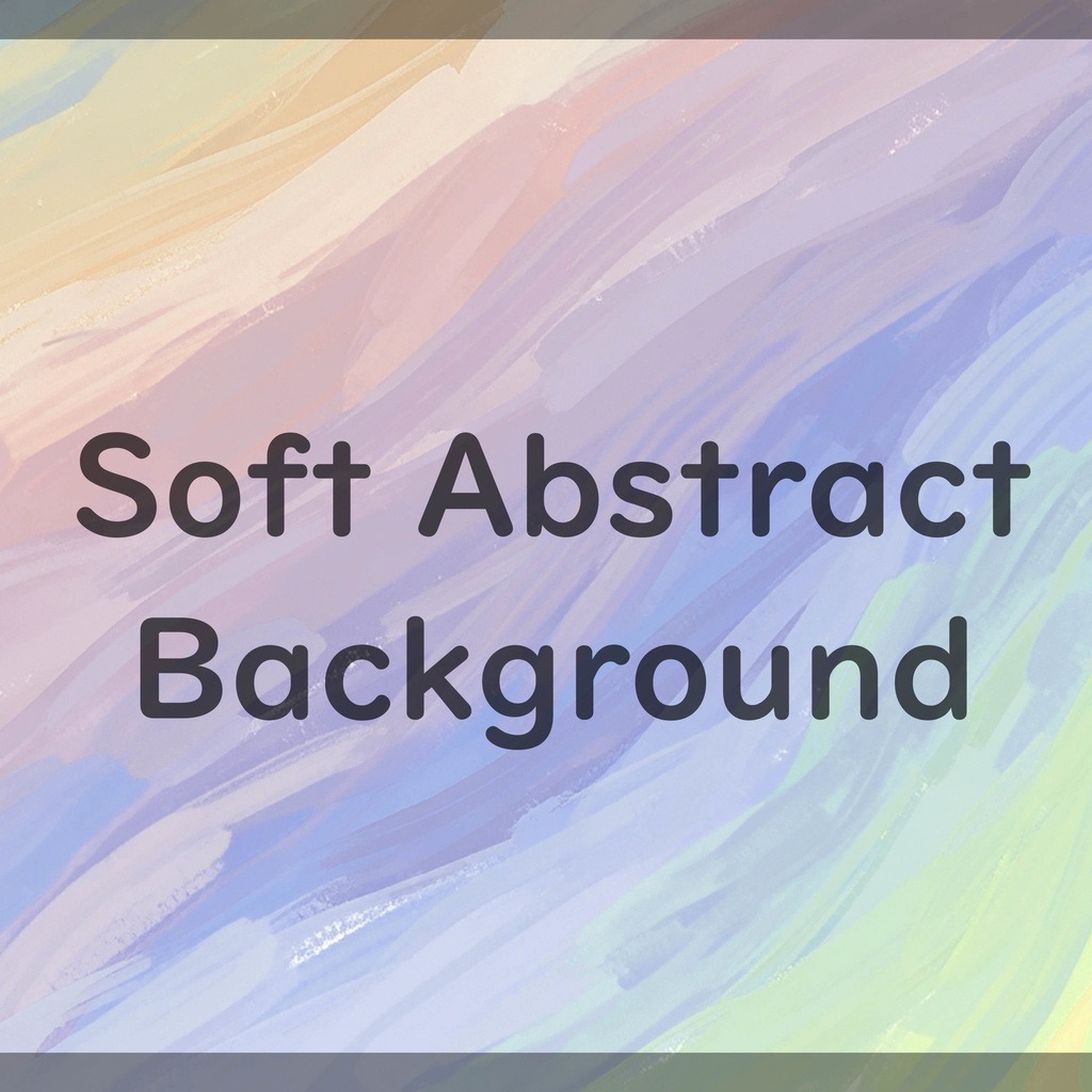 07_やさしい流彩パステルの抽象背景素材|ふんわり筆致デザイン(12色セット)