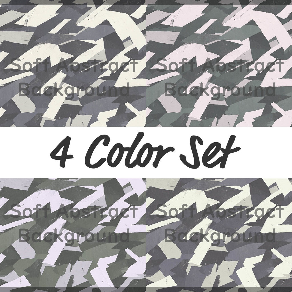 03_落ち着いたネイビートーンの抽象ブラッシュ背景素材｜断片的ストロークデザイン（4色セット）