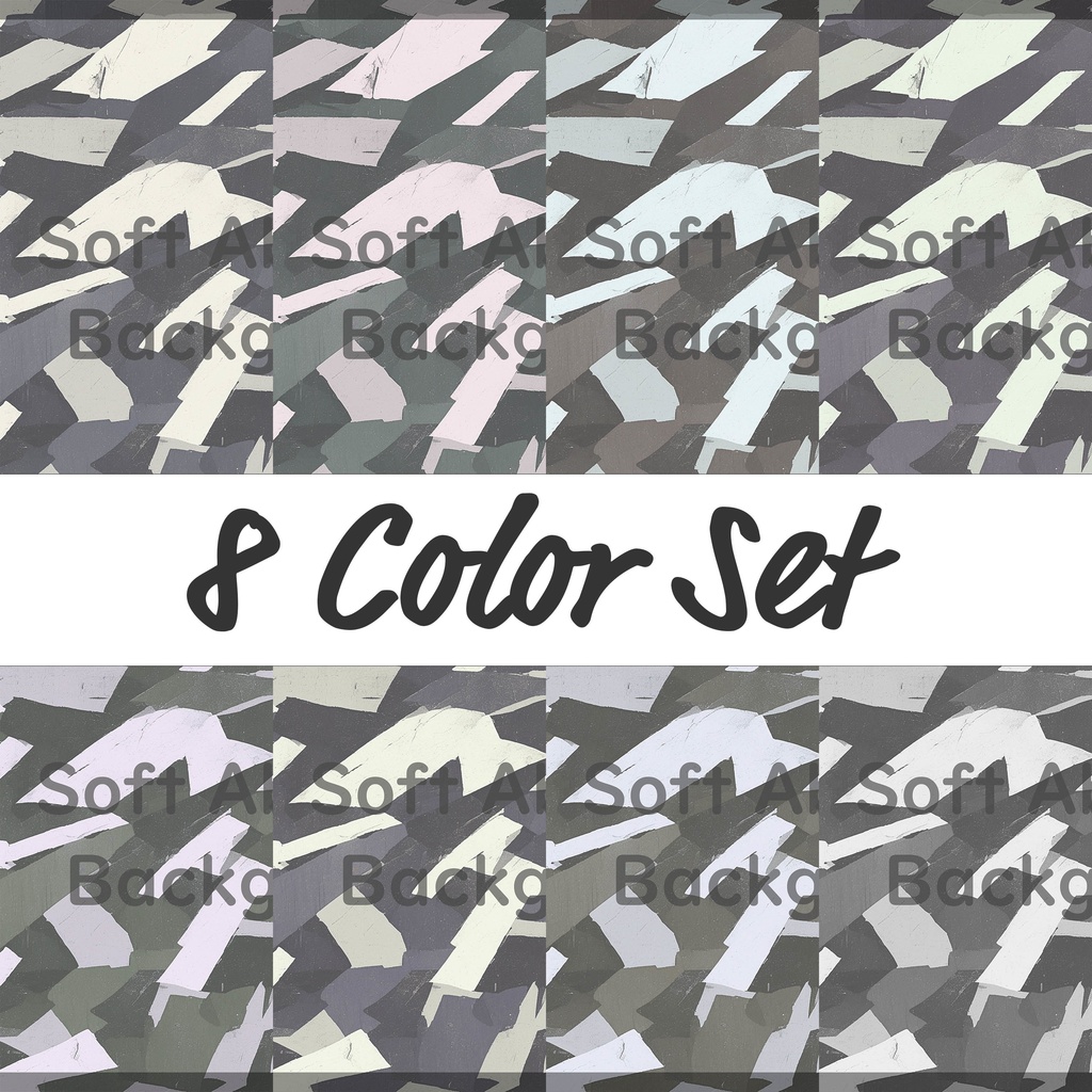 06_落ち着いたネイビートーンの抽象ブラッシュ背景素材|断片的ストロークデザイン(8色セット)