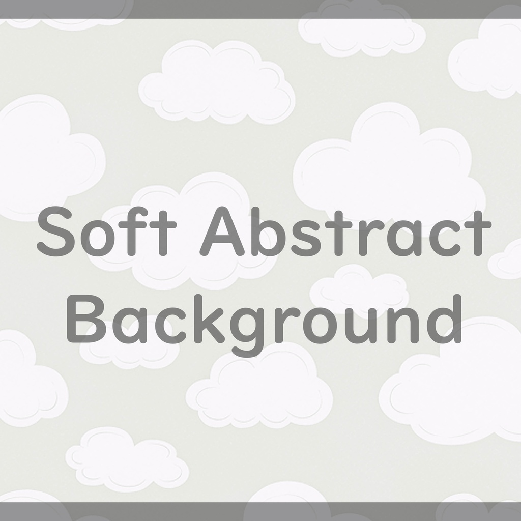 02_やさしい北欧タッチのふんわり雲空イラスト背景素材|ナチュラルスカイデザイン(8色セット)