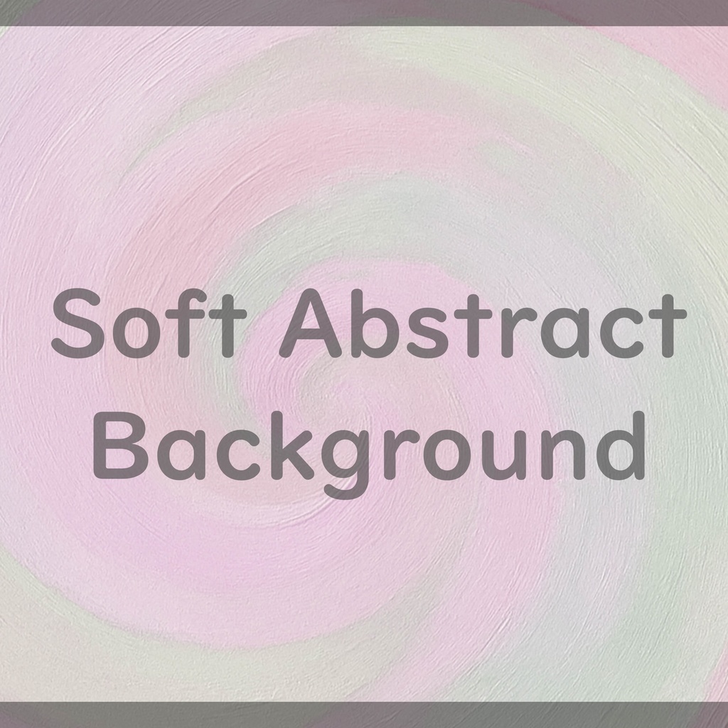 03_やさしく溶け合うパステル渦彩ブラッシュ背景素材|ふんわり抽象テクスチャ(4色セット)