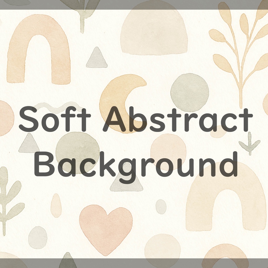 07_水彩タッチのやわらか模様背景素材|やさしい抽象テクスチャ(12色セット)