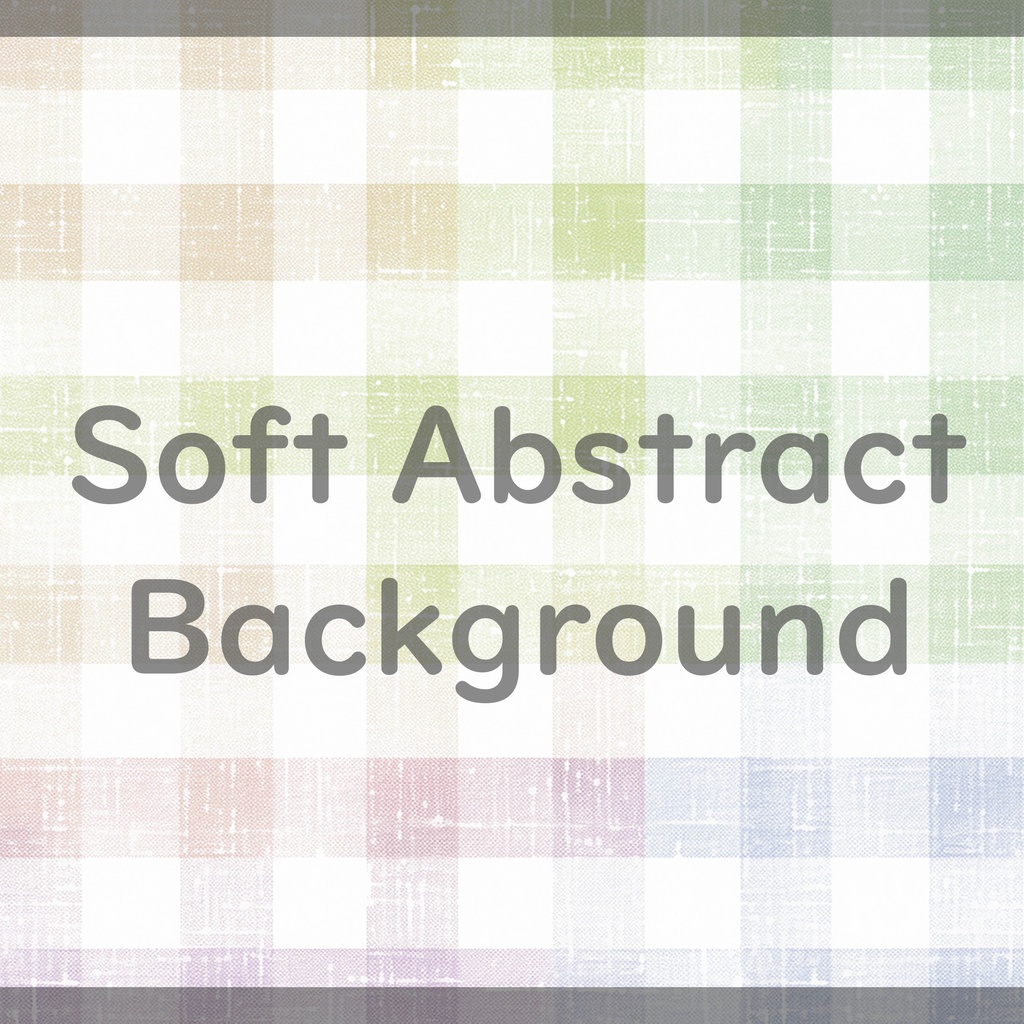 03_パステルチェック背景素材|ナチュラル質感(4色セット)