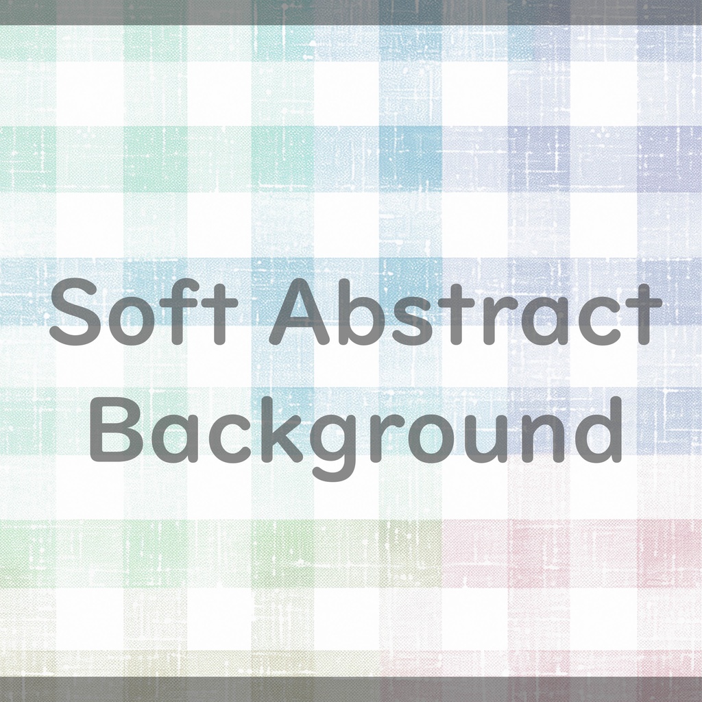04_パステルチェック背景素材|ナチュラル質感(4色セット)
