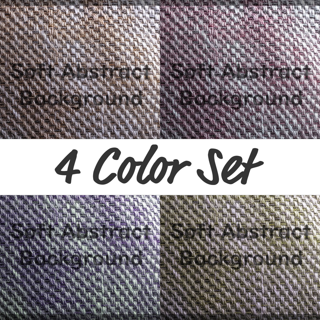 01_ナチュラルリネン織りテクスチャ背景素材｜落ち着き布質感（4色セット）