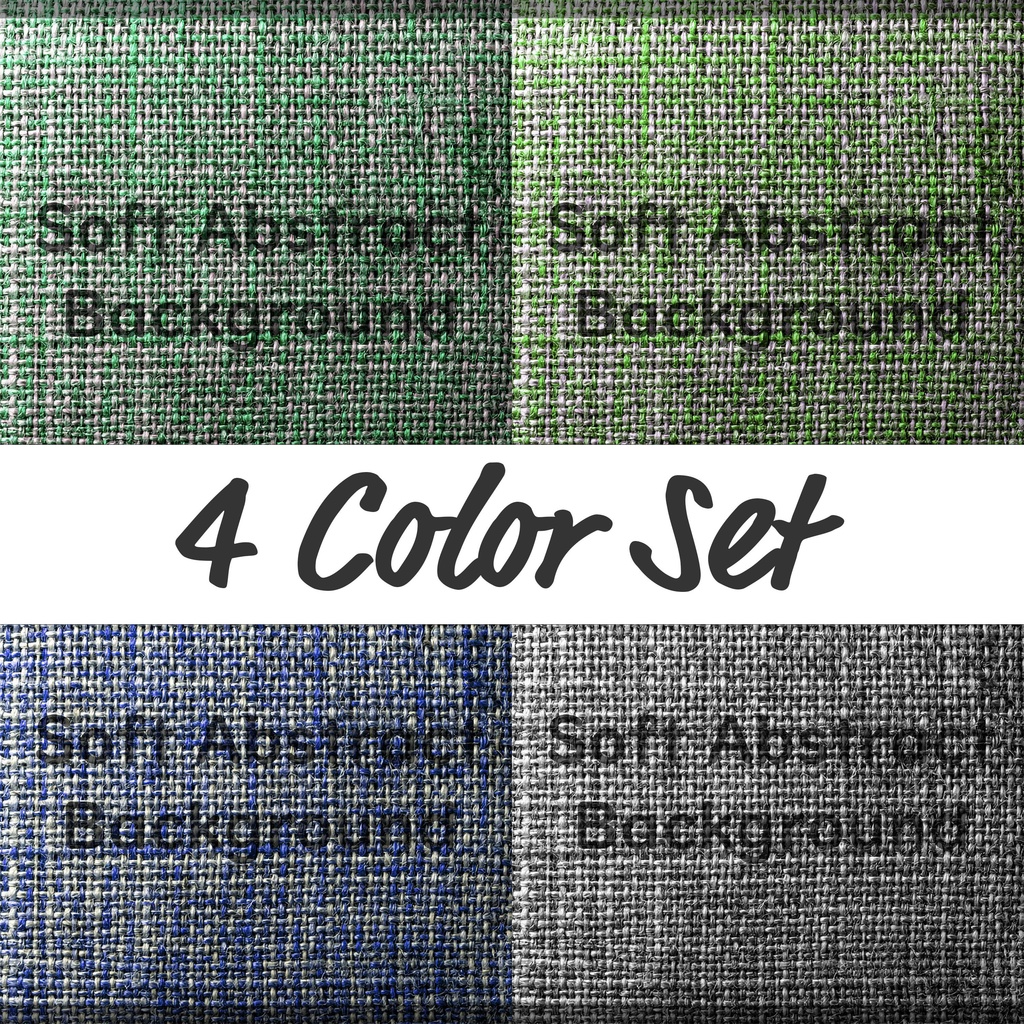 02_落ち着きリネングリッド背景｜自然素材テクスチャ（4色セット）