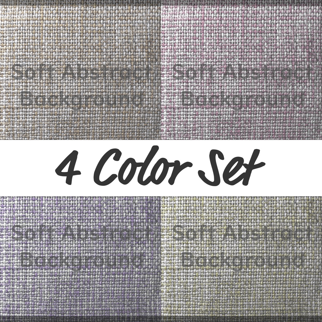 03_落ち着きリネングリッド背景｜自然素材テクスチャ（4色セット）