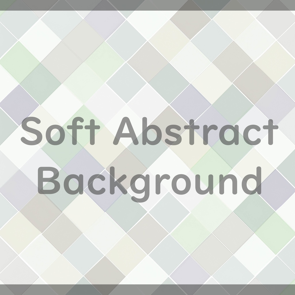 04_やわらかパステルダイヤ背景素材|淡彩キルトチェックパターン(4色セット)