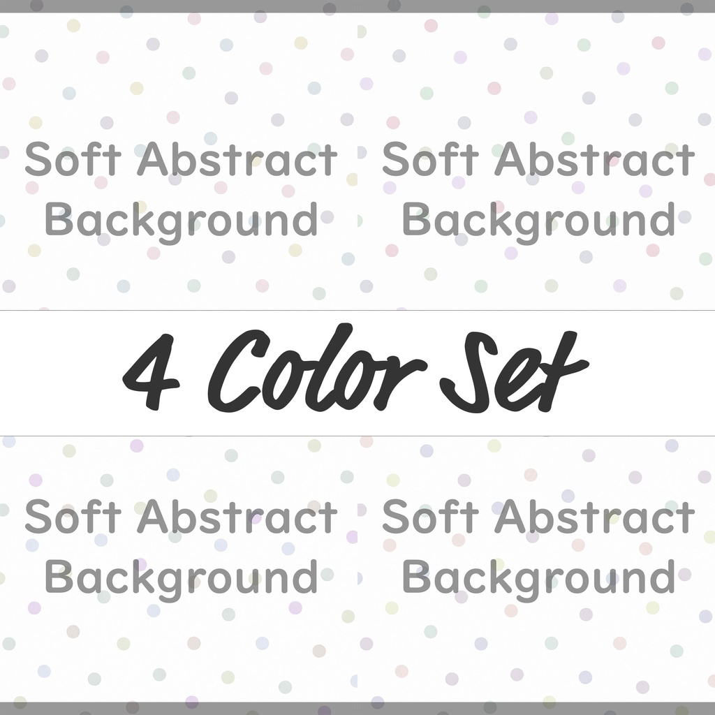 03_パステル水玉ランダムドット背景素材｜やわらかポップテクスチャ（4色セット）