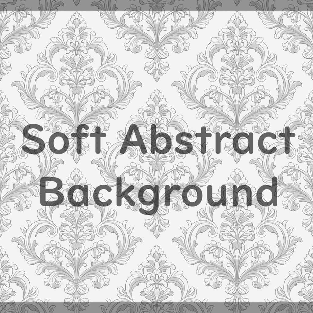 02_エレガントダマスクパターン背景素材|やわらかクラシック装飾模様(4色セット)