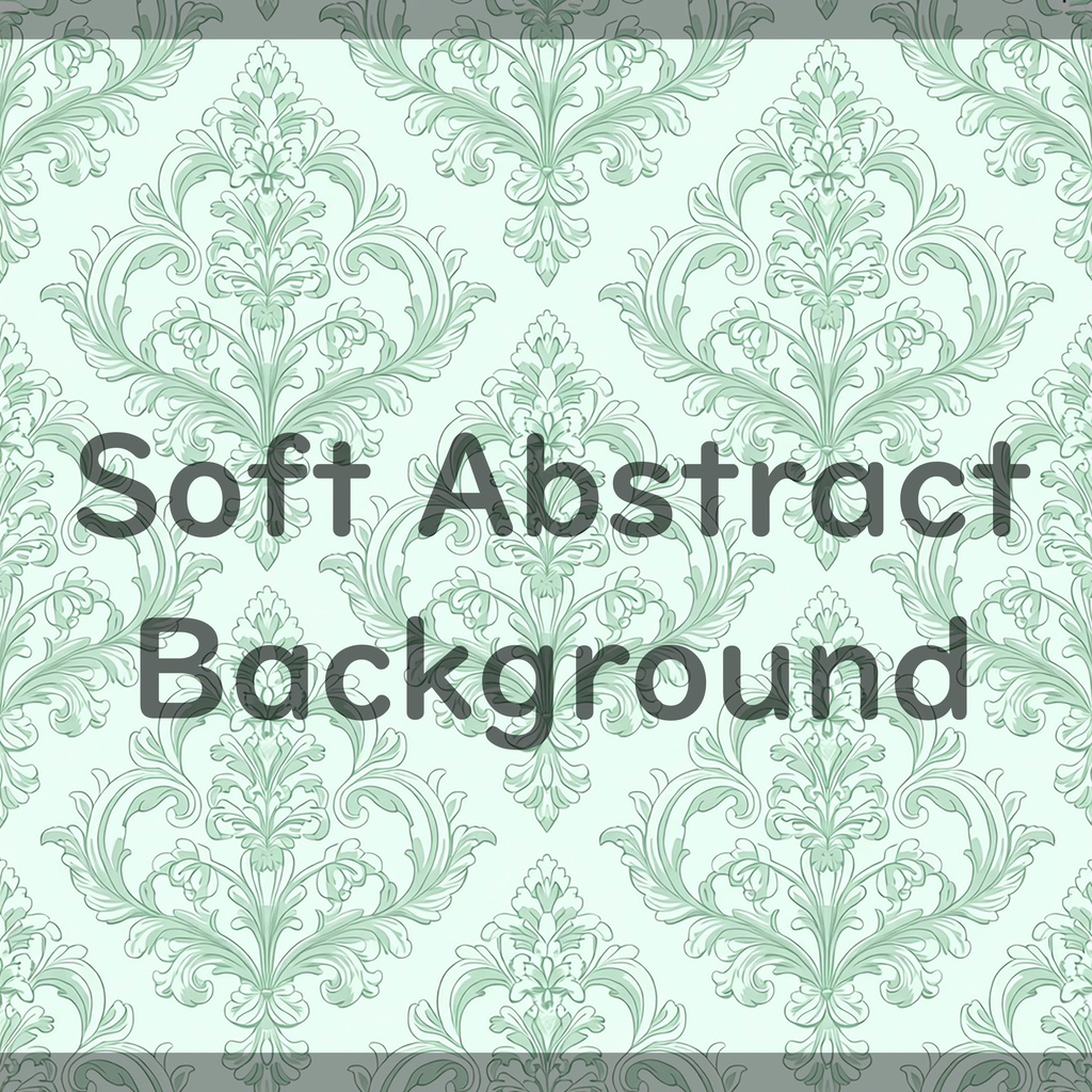 02_エレガントダマスクパターン背景素材|やわらかクラシック装飾模様(4色セット)