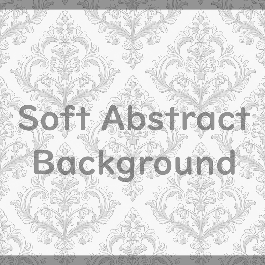 04_エレガントダマスクパターン背景素材|やわらかクラシック装飾模様(4色セット)