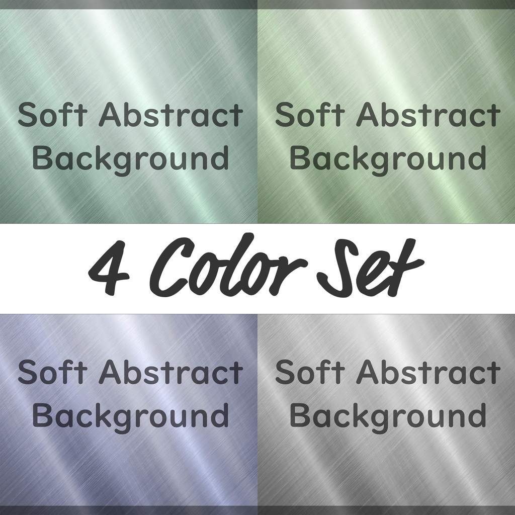 02_シルクグレインメタリックテクスチャ背景素材|なめらかな光沢質感デザイン(4色セット)