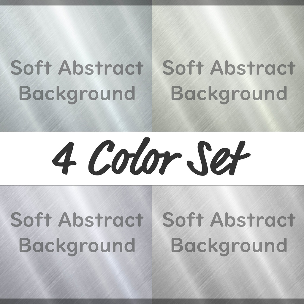 04_シルクグレインメタリックテクスチャ背景素材|なめらかな光沢質感デザイン(4色セット)