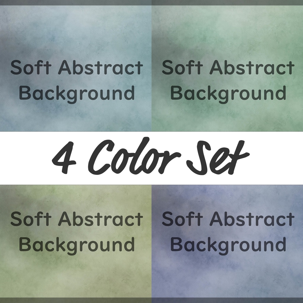 01_やわらかなにじみテクスチャ背景素材｜やさしい水彩風ニュアンスデザイン（4色セット）