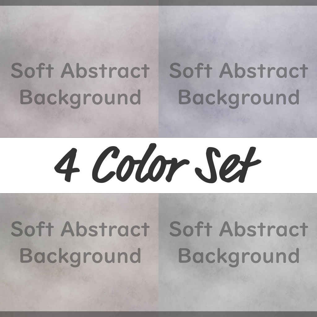 04_やわらかなにじみテクスチャ背景素材｜やさしい水彩風ニュアンスデザイン（4色セット）