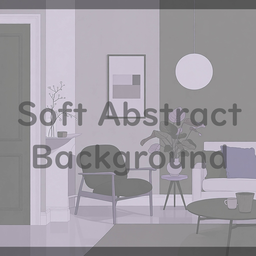 03_落ち着いたリビング室内空間背景素材|ミニマルインテリア(4色セット)