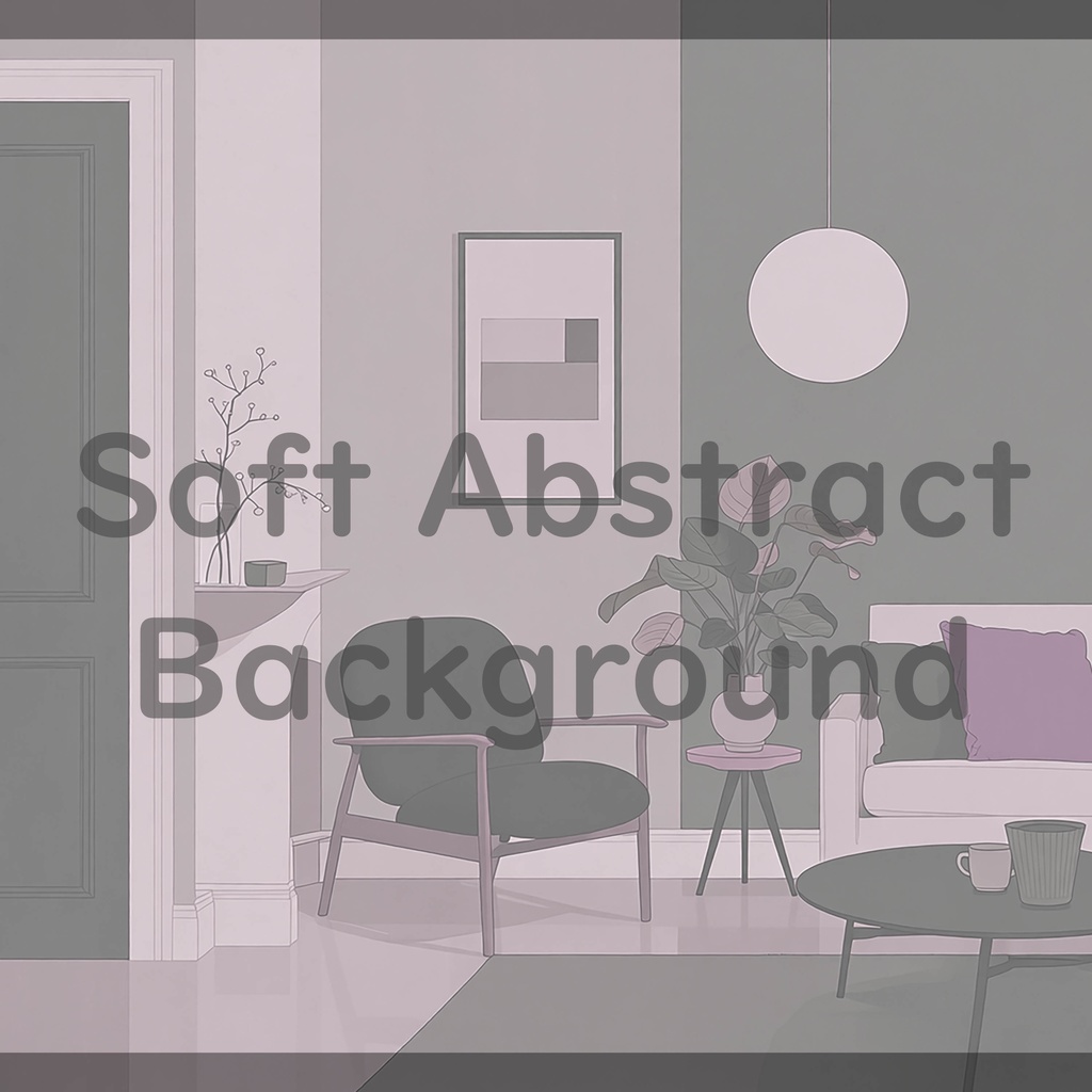 03_落ち着いたリビング室内空間背景素材|ミニマルインテリア(4色セット)