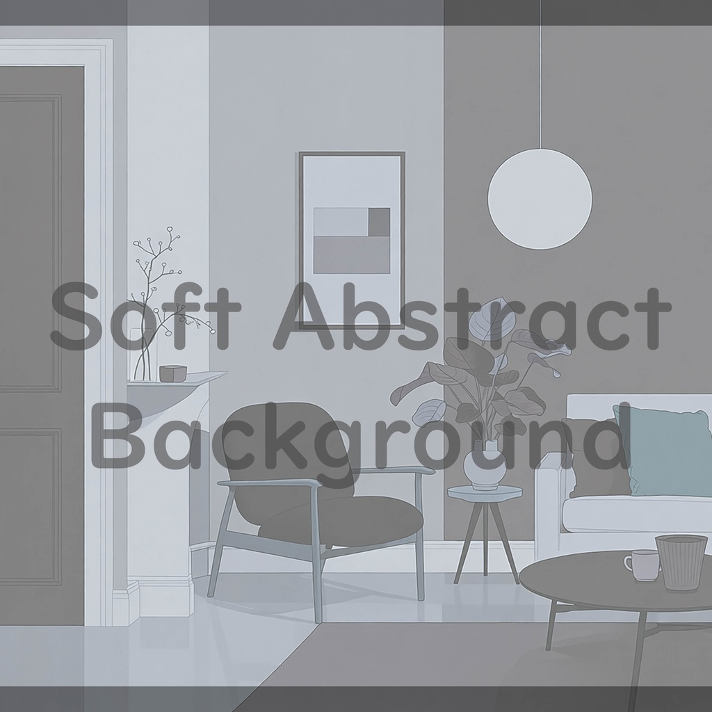 04_落ち着いたリビング室内空間背景素材|ミニマルインテリア(4色セット)