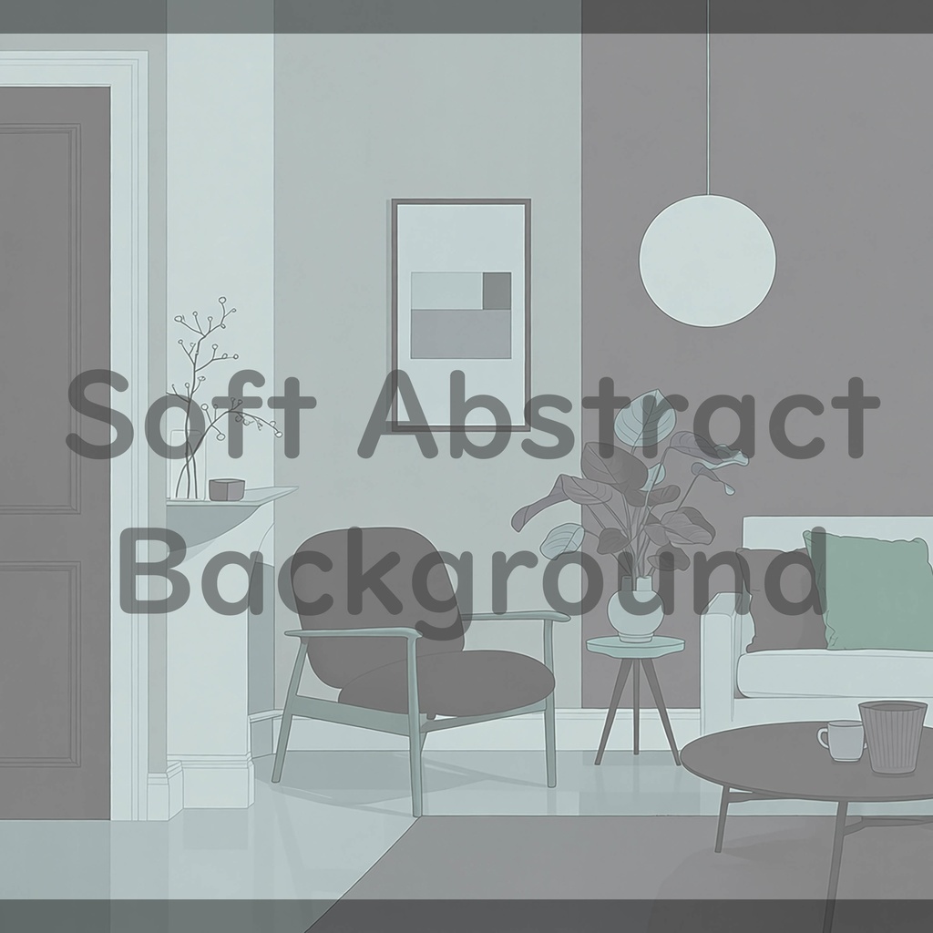 04_落ち着いたリビング室内空間背景素材|ミニマルインテリア(4色セット)