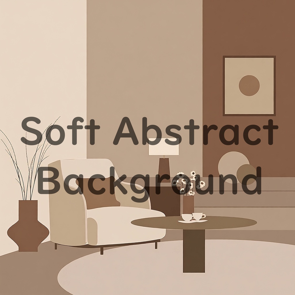 01_心地よい暮らしの室内背景素材|ナチュラル空間イメージ(4色セット)