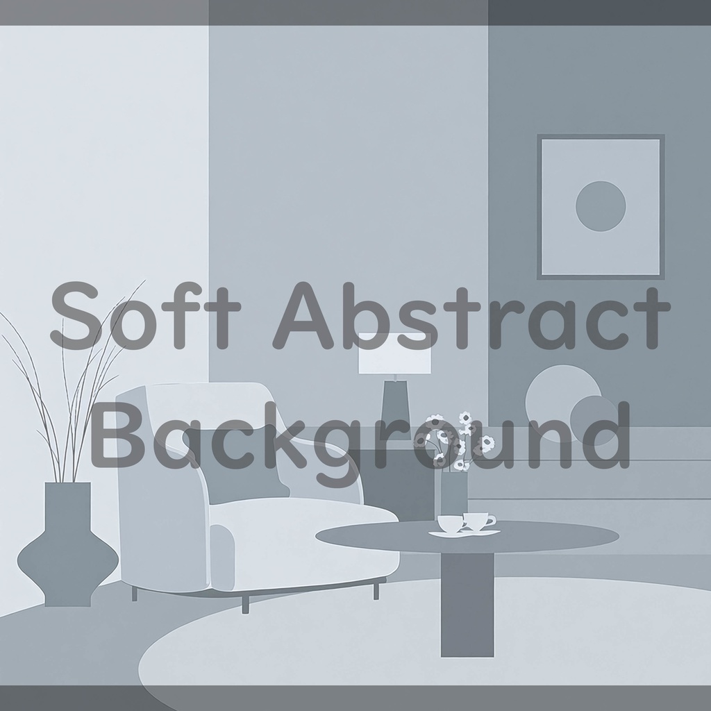 04_心地よい暮らしの室内背景素材|ナチュラル空間イメージ(4色セット)