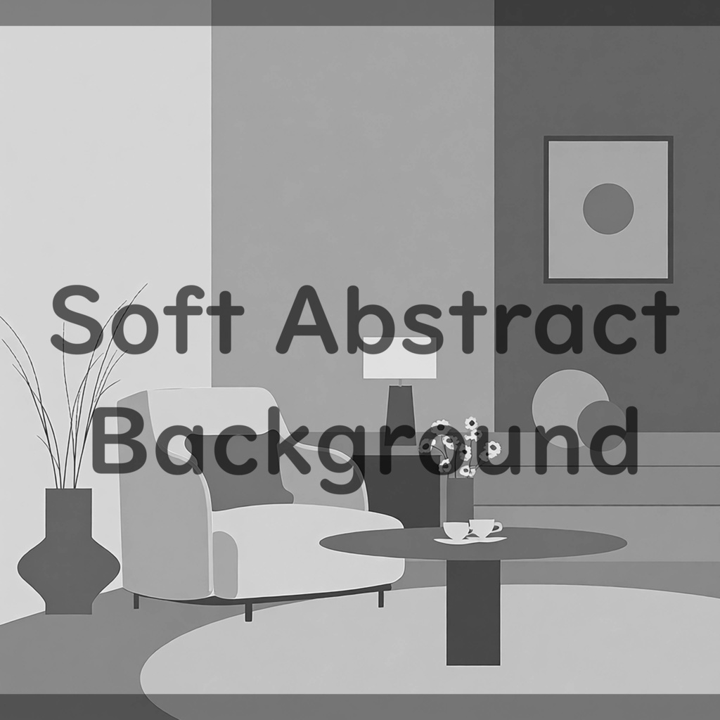 07_心地よい暮らしの室内背景素材|ナチュラル空間イメージ(12色セット)