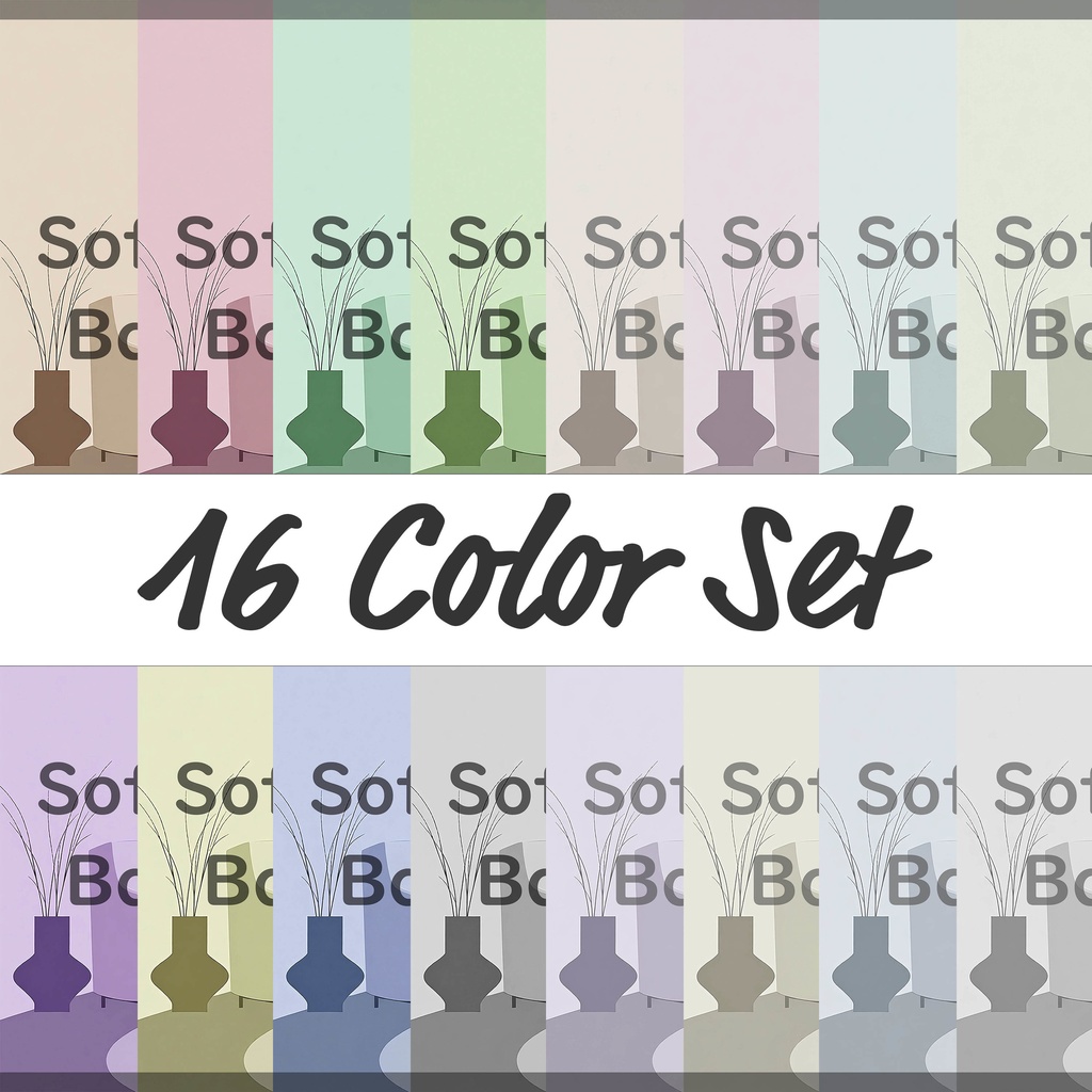 08_心地よい暮らしの室内背景素材|ナチュラル空間イメージ(16色セット)