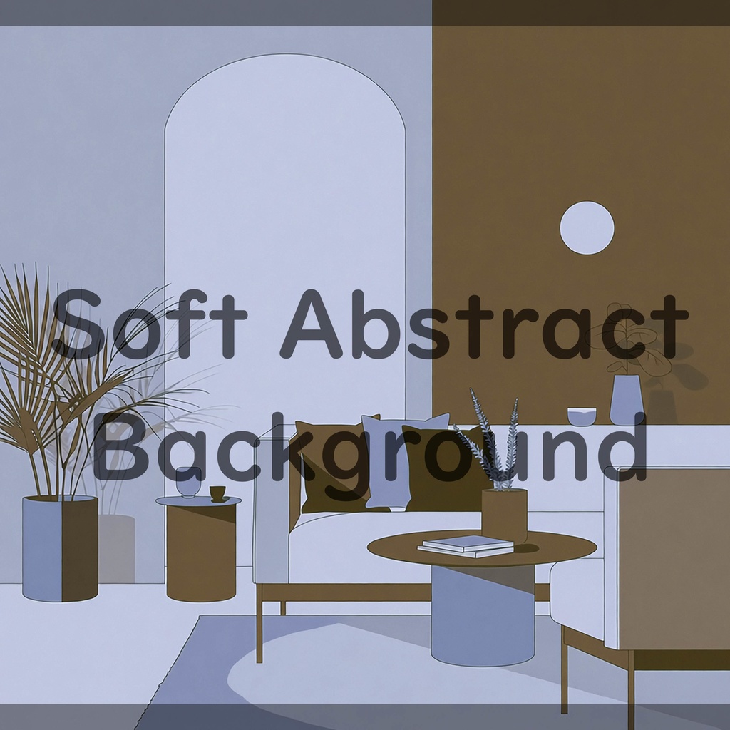 05_静かなモダンリビング空間背景素材|洗練インテリアシーン(8色セット)