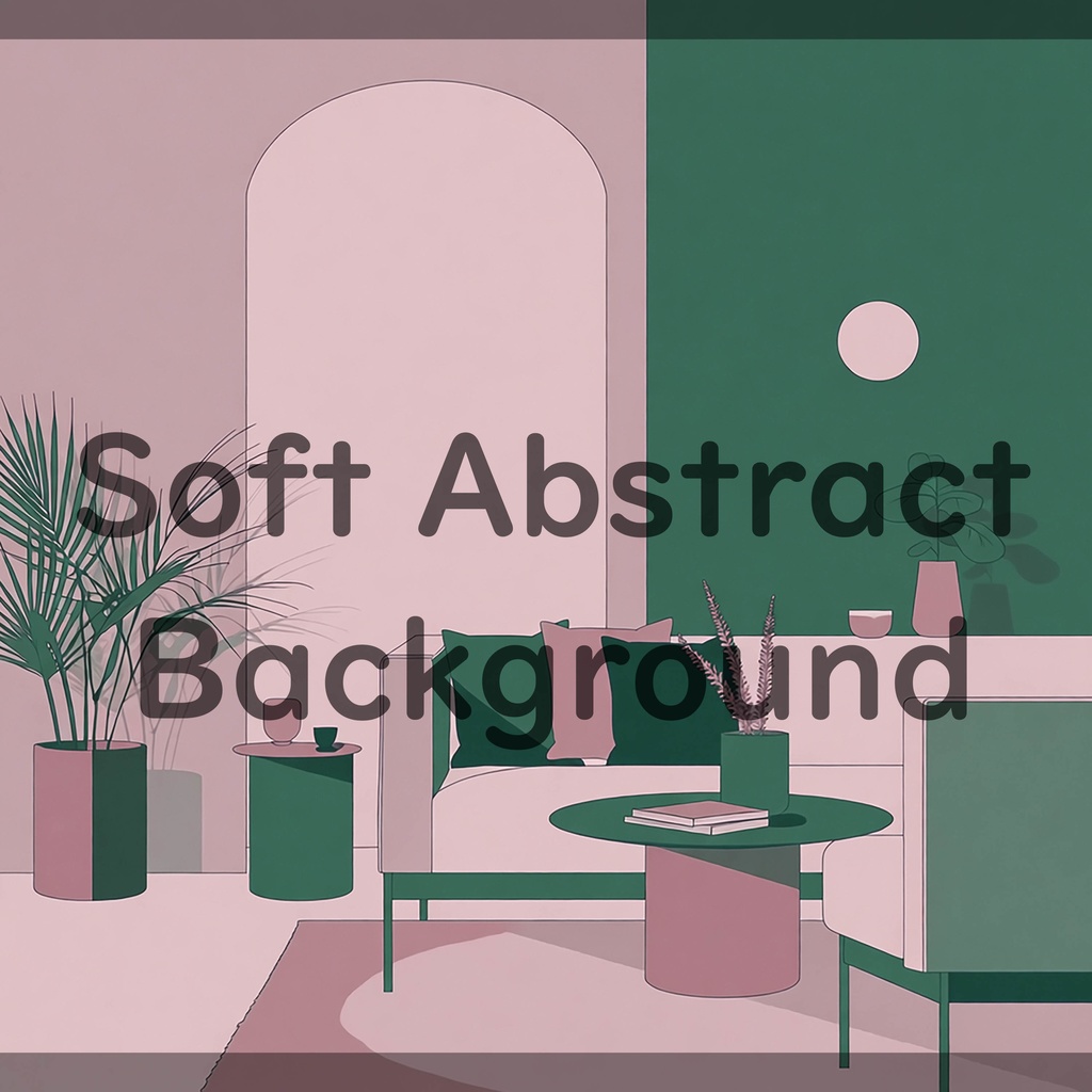 05_静かなモダンリビング空間背景素材|洗練インテリアシーン(8色セット)