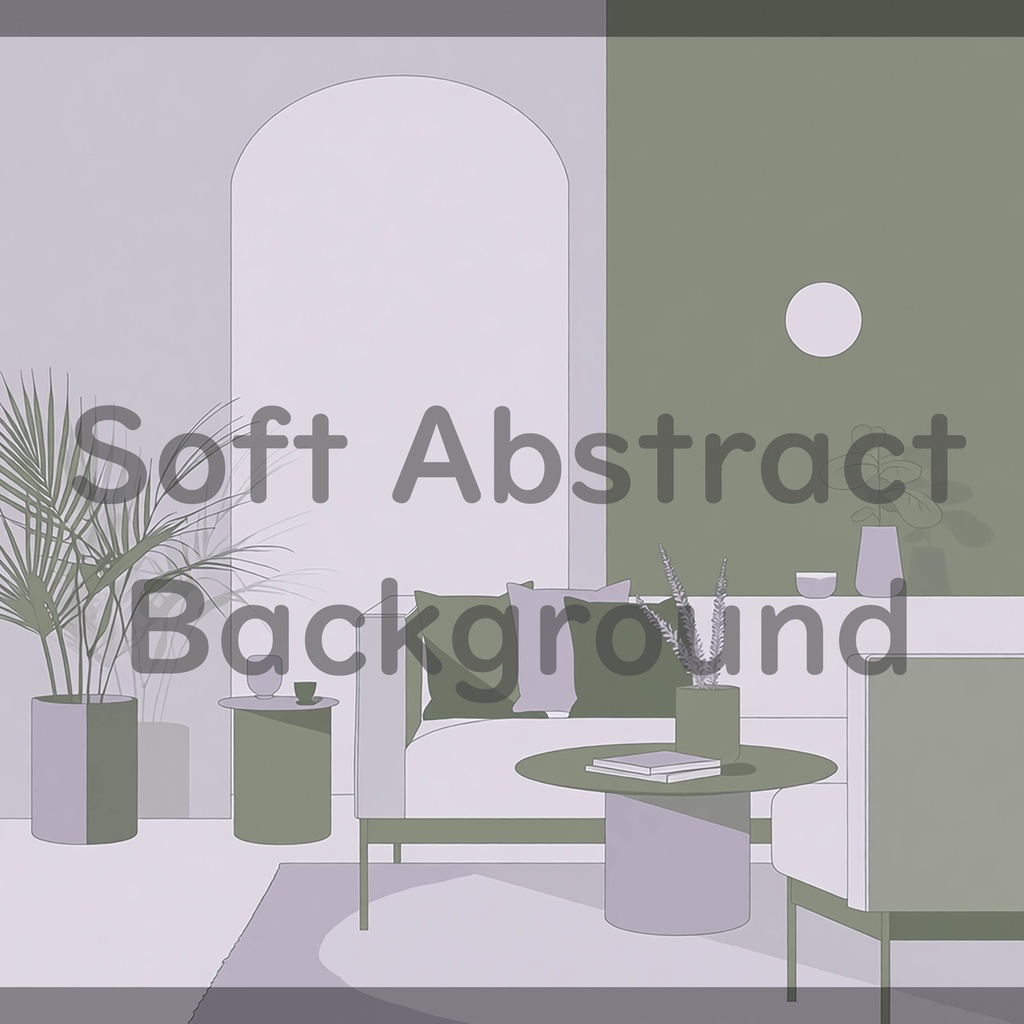 08_静かなモダンリビング空間背景素材|洗練インテリアシーン(16色セット)